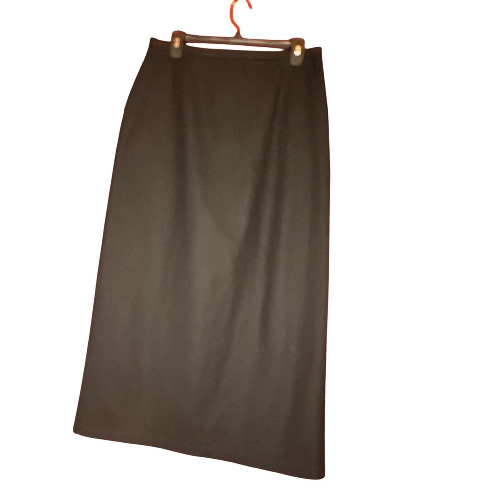 Sag Harbor Women's s‎ Black Wool Blend Pencil Skirt Size 12 *see pics*